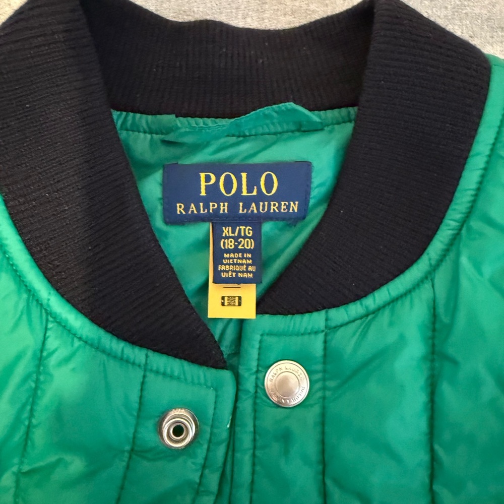 Polo by Ralph Lauren Green Kids Puffer Jacket